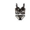 Sutiã sexy de osso de peixe com manga morcego, peça única, feminino, fino, estilo francês, renda, para peito pequeno, push-up, anti-queda