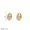 Aretes de Perlas Pequeñas Estilo Retro Francés Gipsofila Diamantes de Imitación para Mujer Simples Versátiles de Metal Fresco de Gama Alta