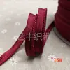 En stock 48 colores poliéster velcro con borde de cordón ribeteado tira de inserción de cuerda para ropa colchas sofás cojines tira de ribete
