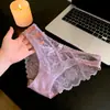 Puro Deseo Lencería de Encaje de Lujo Ligero para Mujer Sexy de Gama Alta de Cadera Baja Transpirable Bragas Triángulo Huecas para Mujer Shantou Puro Deseo