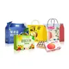 Caja de Regalo de Frutas Personalizada, Caja de Regalo Portátil Personalizada de Uvas y Sandía, Caja de Color Amarillo Melocotón Personalizada, Caja de Empaque de Regalo de Mango Personalizada