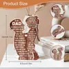 Regalos Transfronterizos para el Día del Padre, Decoraciones de Figuras Acrílicas de Pie, Exhibidores de Mesa Hechos a Medida, Manualidades y Regalos para Papá del Día del Padre