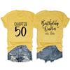 Amazon eBayCamiseta cumpleaños Reina est 1974 capítulo 50 Moda Manga Corta