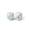 Cuentas hexagonales de silicona de 14 mm al por mayor, cuentas sueltas geométricas tridimensionales, para abalorios DIY, accesorios para pulseras y collares