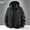 Nova jaqueta masculina de outono, macia e confortável, jaqueta fina casual esportiva com capuz masculina, estampada sob medida de acordo com o design
