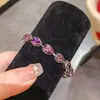 Pulsera Cuadrada de Circonita Colorida Estilo Coreano Verano Dulce Fresca Simple para Mujer Joyería de Lujo Ligero Gama Alta Venta al por Mayor
