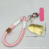 Llavero de Gato Hello Kitty Lindo Colgante Kt Cadena de Teléfono Móvil de Oro Puro Colgante para Bolsa de Lista Dorada Coche