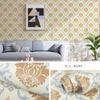 Papel tapiz de flores grandes estilo europeo autoadhesivo engrosado retro fondo de pared de dormitorio pegatina papel tapiz habitación sala de estar pared dormitorio espalda
