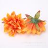 Cabeças de Flor Dália Nórdica, Flores Artificiais para Arranjo de Cena, Decoração de Casa, Flores Falsas para Casamentos, Sofisticadas e Realistas