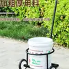 Carro de Cuatro Ruedas Mejorado con Vertido de Agua y Ruedas Silenciosas, Carrito Pequeño de Arrastre Manual para Tirar Basura y Transportar Cubetas de Agua, Carrito de Residuos para Hogar Rural