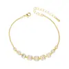 Nuevo diseño simple de pulsera de microincrustaciones de circonita de lujo ligero para mujer, estilo coreano y japonés, versátil para el uso diario, joyería de moda y elegante