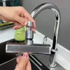 Grifo de Cocina Cascada Feiyu de Cuatro Velocidades Aireador Multifuncional Universal Giratorio Nuevo Anti-salpicaduras Raspado y Lavado Artefacto