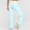 Pantalones de mujer Amazon transfronterizos, populares en Europa y América, de pierna ancha, corte holgado, realzan las caderas, adelgazantes, corte recto, para deportes, uso casual y yoga