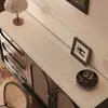 Tapete de Mesa Lateral Vintage, Tapete Longo para Gabinete de TV, Tapete de Bancada Estilo Antigo, Toalha de Mesa Impermeável e à Prova de Óleo para Gabinete de Sapatos de Entrada