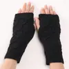 G118 Guantes de Bucle Corto Moda Otoño e Invierno Nuevos Hombres y Mujeres Tejidos de Lana Para Escribir Cálidos Dedos Medios Descubiertos