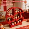 Decoração de Casa de Bonecas com Laço 3D Modelo de Armário Suporte de Exibição Multicamadas Brinquedo Bule Camada de Exibição de Perfume Prateleira de Exibição em Camadas