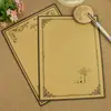 Conjunto de Papel de Carta e Envelope de Luxo, Carta de Amor Manuscrita Retrô para Namorada, Carta de Confissão de Estudante, Papelaria Romântica para Cartão de Cumprimentos