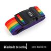 Cross-border Amazon hot-selling mala cinto de amarração de uma palavra cinto de bagagem senha embalagem cinto de segurança cordão de reforço cinto