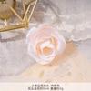 Simulação 5cm pequeno ondulação rosa flor cabeça arranjo de flores decoração de casamento fotografia interna adereços bolo flores decorativas atacado
