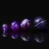Acessórios de Contas Soltas de Ametista e Calcedônia Verde Roxa Multi-Estilo DIY para Pulseiras e Colares Multi-Pedras Contas Espaçadoras Acessórios para Homens e Mulheres