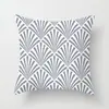 Fundas de Almohada, Fundas Lumbar de Lino, Fundas de Cojín y Fundas para Cojines de Tiro de la Serie Geométrica Gris Abstracta, Simples y Elegantes, de Venta Caliente Transfronteriza al por Mayor