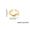 Anillo Europeo y Americano de Lujo Ligero Retro de Acero de Titanio Colección Oro Diseño Nicho Sentido Avanzado Personalidad Anillo de Dedo para Mujer