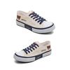 Sapatos de Lona Urso Novo Primavera 2024 para Estudantes do Sexo Feminino Versão Coreana Respirável Mais Fácil de Combinar Tênis Casuais Tamanho Grande Sapatos Biscoito