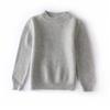 Outono e inverno infantil grosso lã pura suéter meninos e meninos quente pulôver base camisa grande infantil top