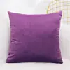 Funda de almohada Amazon Temu Más vendida Decoración del hogar Color sólido Terciopelo Almohada Cojín de sofá Cubierta en
