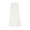 Max Home 2023 Verano Nuevo Pure Original Joker Cintura Alta Recta Tubo Colgante Pierna Ancha Pantalones Casuales Blancos