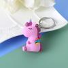Bonito dos desenhos animados PVC macio chaveiro pingente de moda criativa chaveiro saco de carro ornamentos pequeno presente