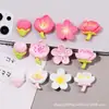 Pegamento Cremoso Flor de Durazno Flor de Cerezo Funda para Teléfono de Flor Accesorios de Joyería de Resina Bolsa de Materiales DIY Accesorios para el Cabello Hechos a Mano Pasador