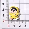 Accesorios y decoraciones de resina DIY lindos de dibujos animados de Shin-chan, pasadores para el cabello hechos a mano con pegamento de crema, fundas para teléfono, decoraciones para hebillas de zapatos