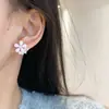 Aretes de Corona de Flores de Mariposa con Microincrustaciones de Circonita de Cobre para Mujer, Aguja de Plata, Estilo Festivo, Inspirados en el Diseño, Lujo Ligero, Elegantes, Modernos, Versátiles