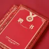 Qixin C5106/C5104 Papel Especial Carta Honorífica de Nombramiento 12K/6k Rojo