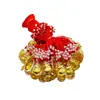 Cuerda de Ocho Perlas Colgante de Cristal Dólar Vidrio Manzana Vidrio Guanyin Buda Forma de Gota Bolsa de la Suerte Colgante Pixiu Regalo de Transmisión en Vivo