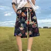 Pantalones Cortos Estampado Digital, Peso Pesado Verano 2026 Nuevo Estilo Delgado para Hombre de Moda Ajustados para Mujer Pantalones de Cinco Puntos de Nicho
