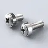 Clip de Tornillo para Gabinete de Acero Inoxidable 304 Tuerca Corona Hebilla Tornillo Intercambio Red de Gabinete Servidor M5M6