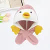 Conjunto de 3 Peças Urso Chapéu e Cachecol Pai-Filho Tudo-em-Um Crianças Bebê Pelúcia Grossa Fofa Cachecol e Luvas