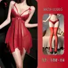 Lencería de seducción nocturna, camisón sexy de encaje tentación, vestido de dormir calado con diseño de pétalos 9879