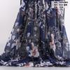 Tela de gasa georgette estampada 75D estilo bohemio para puesto de arena vestido de verano con falda amplia vestido maxi súper etéreo