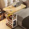 Mesa de Cabeceira, Mesa de Computador Móvel com Elevação, Mesa Simples para Estudante, Mesa de Estudo Doméstico para Quarto
