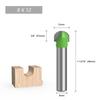 Faca Redonda com 8 Cabos, Faca de Relevo Verde Fresco, Faca de Renda Redonda para Máquina de Gravação, Faca Esférica, Faca de Flor, Faca de Cabeça Redonda, Fresa para Marcenaria