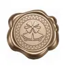 Série de Natal Adesivos de Selo de Cera Bronze Antigo para Envelopes, Convites, Garrafas de Vinho e Decoração de Presentes