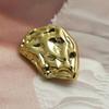 Retrô Chanel estilo especial em forma de metal dourado terno casaco casaco corta-vento fivela decorativa fivela de couro fivela all-match