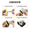 Mini Máquina Pulidora Eléctrica Automática de Escritorio DC Pulidora y Lijadora Pequeña para el Hogar Lijadora de Agujeros para Pulir Afilador de Cuchillos para el Hogar