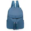 Comercio exterior 2025 nuevo bolso de hombro Oxford para mujer de ocio borla de moda mochila para estudiante bolsa de viaje venta al por mayor