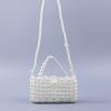 2022 primavera nuevo Bolso bandolera para teléfono móvil calado de perlas, bolso tejido con cuentas hecho a mano, textura nicho, combina con todo, bolso de mujer