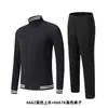 Conjunto de Ropa Deportiva Casual de Manga Larga para Otoño e Invierno Atuendo Personalizado para Apariencia de Grupo Estudiantil en Competencia Chaqueta para Correr al Aire Libre Fitness