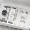 Comercio Exterior Transfronterizo Explosiones Moda Casual Reloj de Correa de Acero para Mujer Balanza Digital Simple Reloj de Cuarzo para Estudiante